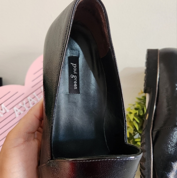 Paul Green Wheaton Flat Women Size 6.5 Black Color Leather - Picture 5 of 10